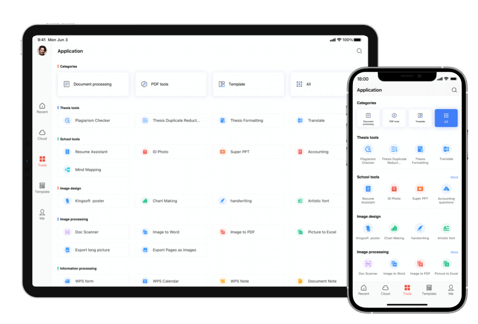 Más funciones de WPS Office para iOS/ipadOS