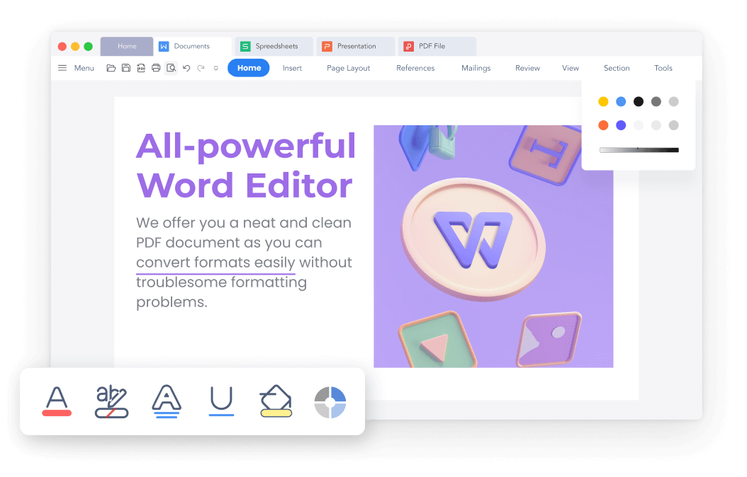 WPS Writer es una alternativa gratuita a Microsoft Word