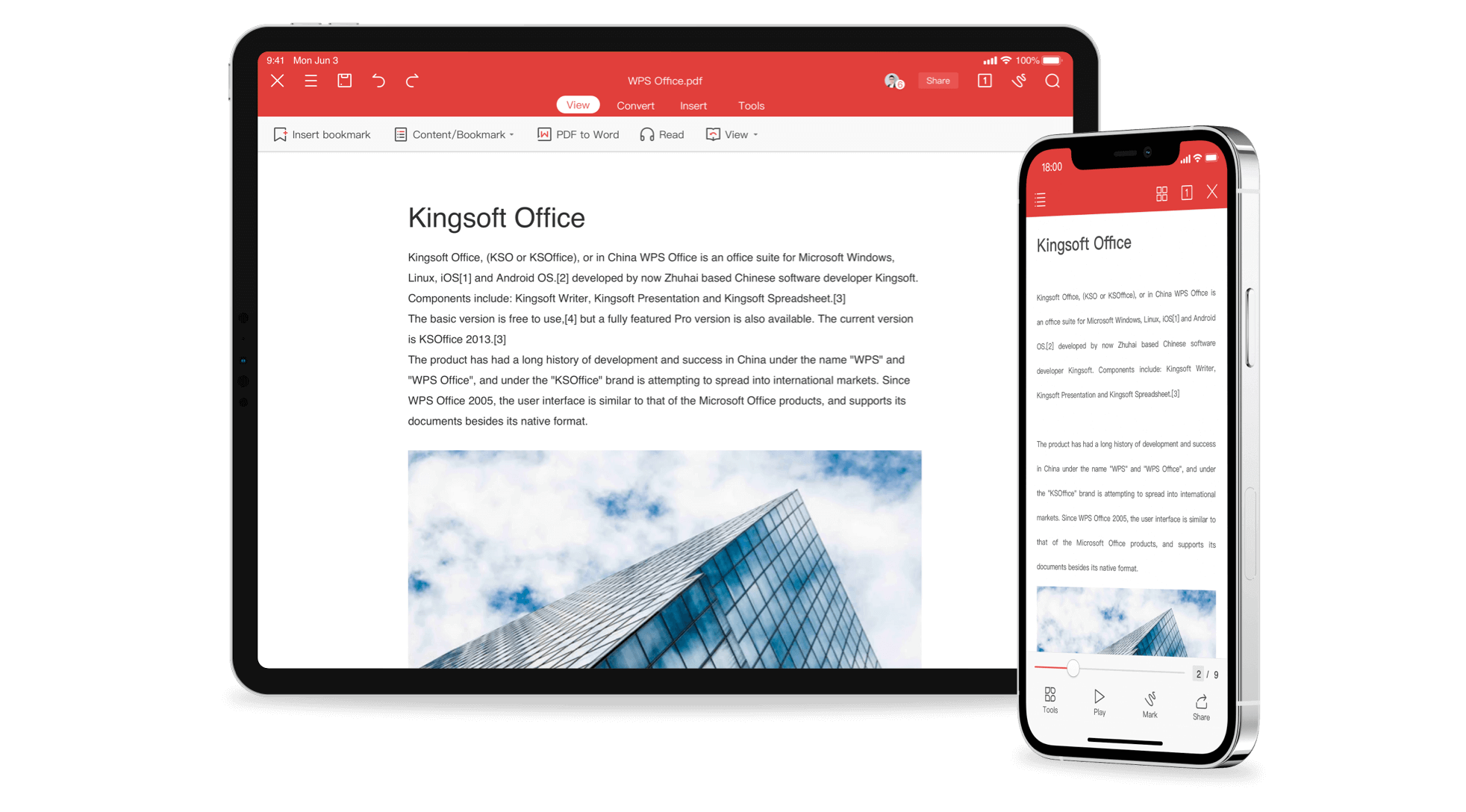 Office Suite gratuito todo en uno para iOS/ipadOS